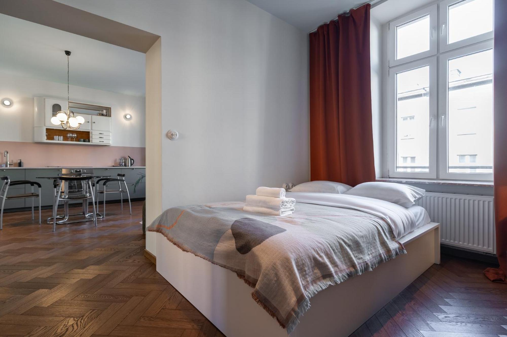 Stylowy Apartament W Centrum - Opolska Katowice Kültér fotó